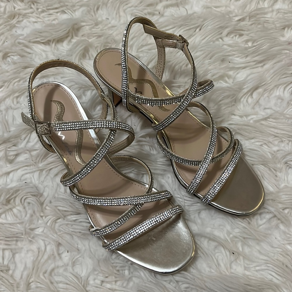 Silver heels